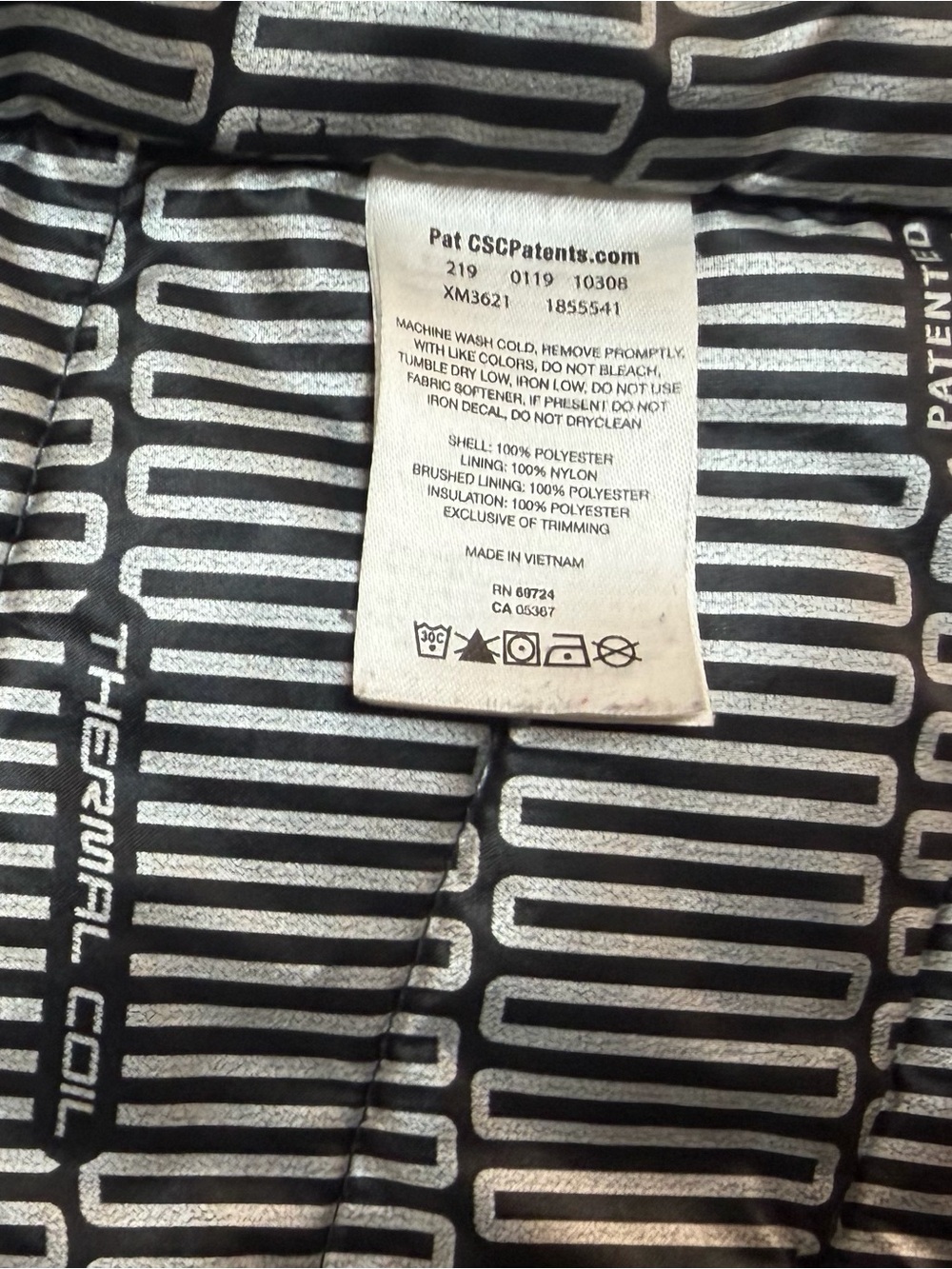 Columbia Mens Thermal Coil Puffer Jacket Black Medium Lightweight - Picture 6 of 12